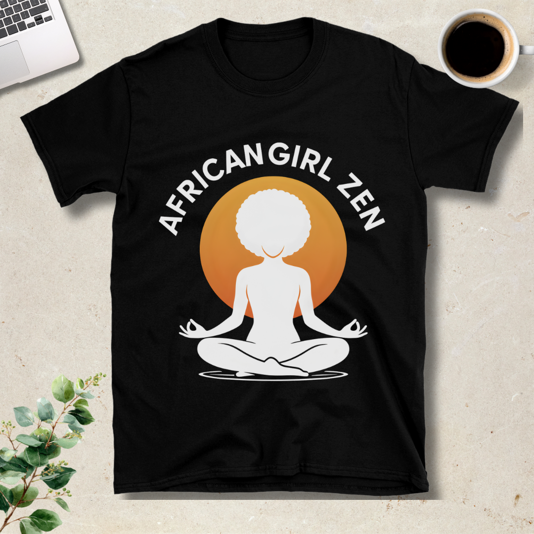 African Girl Zen T-Shirt