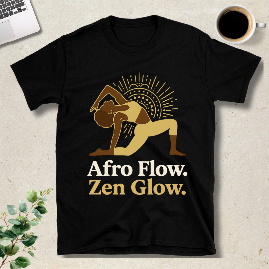 Afro Flow, Zen Glow T-Shirt