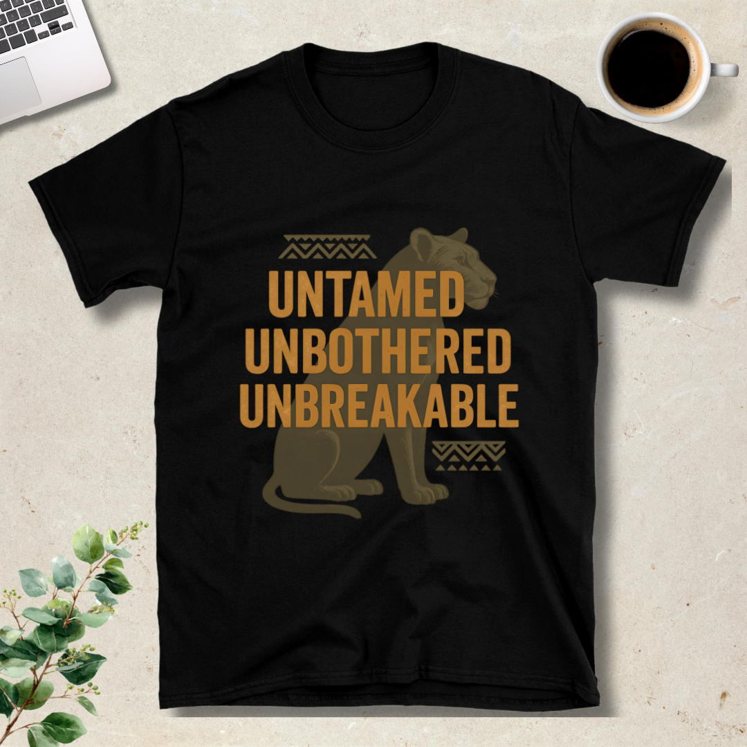 Lioness: Untamed, Unbothered, Unbreakable T-Shirt